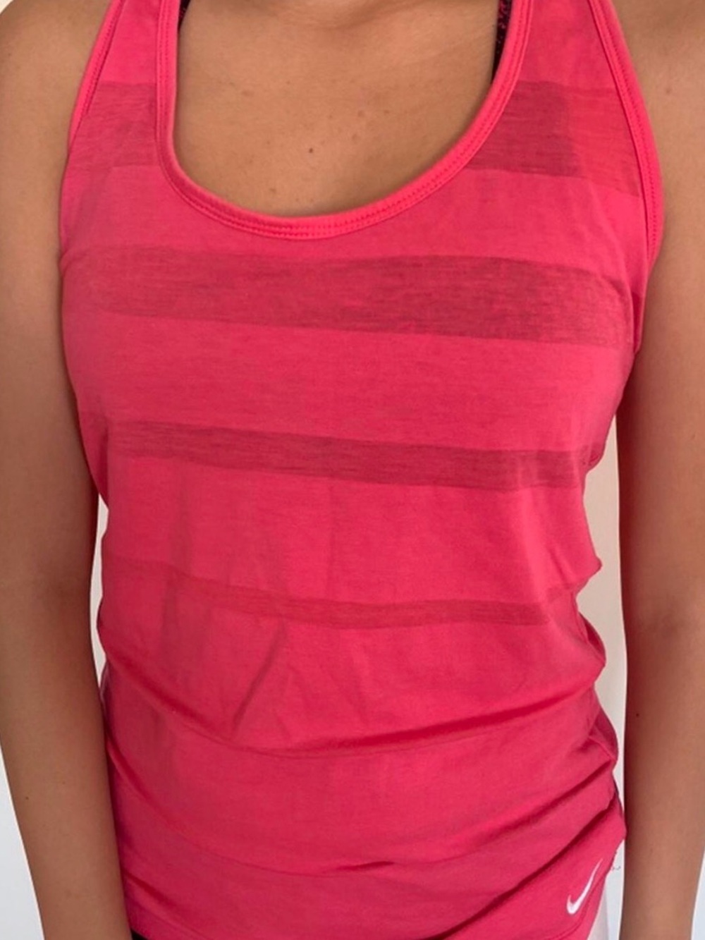 Nike Women's Bright Pink Sleeveless Tank Top